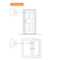 thumbnail image 4 of Sistema De Protección De Control Remoto Magnético De Puerta Zigbee Alarma Antirrobo Sensor De Puerta Y Ventana Inalámbrico Con Voz Inteligente Para Puerta Y Ventana Antirrobo Vogacara EL006733-00, 4 of 6