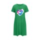 thumbnail image 5 of Camisón corto de talla grande para mujer, camisón de manga corta con estampado de pecho a la moda, camisón para mujer, 5 of 7