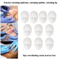 thumbnail image 3 of Modèle de Visage Microblading, Emballage Indépendant Sensation de Main Douce 10 Pcs pour Artistes, 3 of 8