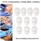 thumbnail image 3 of Cara De Práctica De Microblading, Modelo De Cara De Práctica De Microblading 10 Piezas De Silicona Espesa Para Artistas, 3 of 8