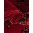 thumbnail image 4 of Unique Loom Tekke Collection Area Rug - Khabour (2' 7" x 10' Runner Red/Black), 4 of 7