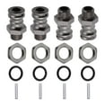 thumbnail image 1 of VONKY 4Pcs 17mm Wheel Hub Adapter Extension Conversion Titanium Gray 31mm 5Set, 1 of 6