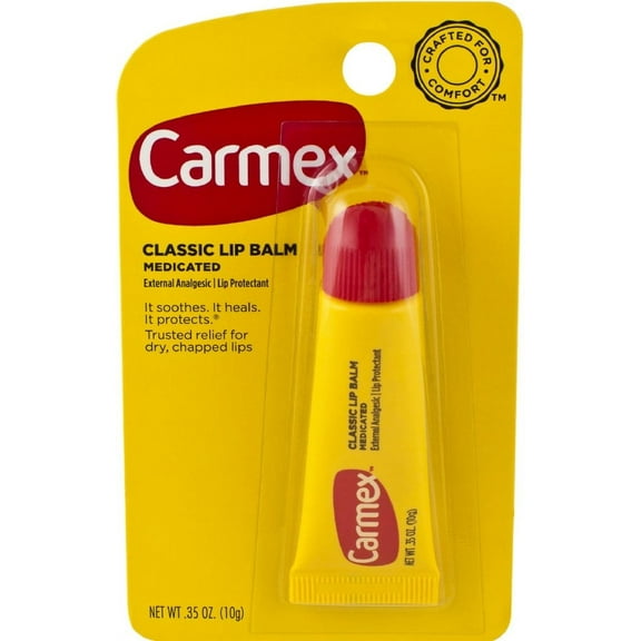 Carmex Classisc Lip Balm Medicated 0.35 oz (Pack of 3)
