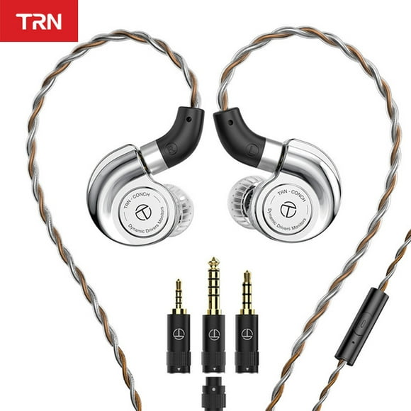 TRN CONCH In-Ear Monitor Headphones Crystal Clear Sound Wired Earbuds