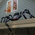 thumbnail image 2 of Halloween Decoration Simulation Large Spider Web Scene Setting Props 75Cm 29.5 Inches Hairy Spider With Bendable Legs Indoor Outdoor Party Decor, 2 of 9