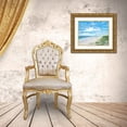 thumbnail image 3 of DeRice, Julie 32x26 Gold Ornate Wood Framed with Double Matting Museum Art Print Titled - Day At The Beach, 3 of 4