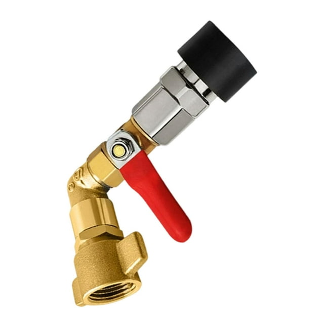 Conector de admisión de tanque de aire para camiones, codo de 90 grados, conectores hembra SP20 Válvula de conmutación corta