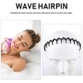thumbnail image 2 of 6Pcs Elastic Plastic Wavy Toothed Hairband Hair Comb Headband for Women Men, 2 of 8