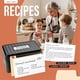 thumbnail image 3 of Index Card Holder Set 3x5Inch - Heavy Duty Index Card Recipe Box with Dividers Ruled Cards & Stickers, 3 of 5