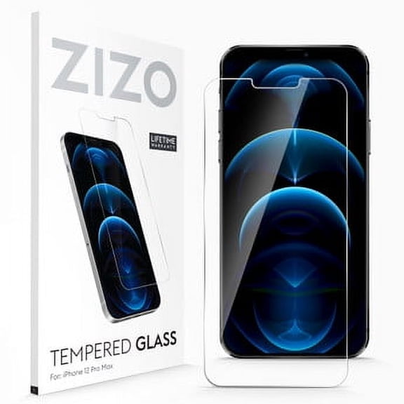 ZIZO iPhone 12 Pro Max Tempered Glass Screen Protector in Clear