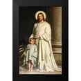 thumbnail image 2 of Bloch, Carl 10x14 Black Modern Framed Museum Art Print Titled - Christ and Child, 2 of 5