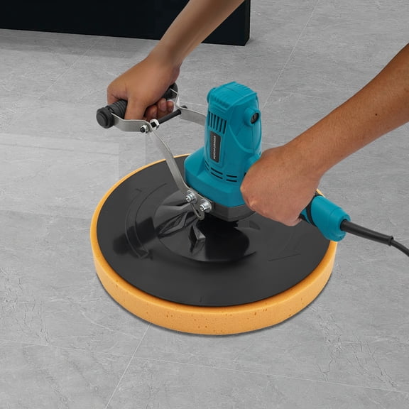 Concrete Cement Mortar Electric Trowel Wall Smoothing Polishing Machine AC 110V