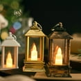 thumbnail image 2 of Vintage Mini Lantern LED Electronic Candle Light Party Hanging Lantern Decor, 2 of 7
