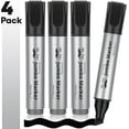 thumbnail image 2 of - Jumbo Permanent Markers, 4 Pack, Chisel Tip, Black, Thick, Large, Wide Tip, 2 of 6
