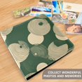 thumbnail image 4 of FORMRS 3 Ring Photo Album 4"x6" Self Adhesive Large Capacity PU Leather Cover, Beige Abstract, 4 of 8