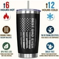thumbnail image 5 of 20 oz Best Dad Ever Tumbler Coffee Cup, Fathers Day Tumbler Drinking Cup, Dads Father''s Day Birthday Gifts for Dad from Son Daughter, 5 of 6