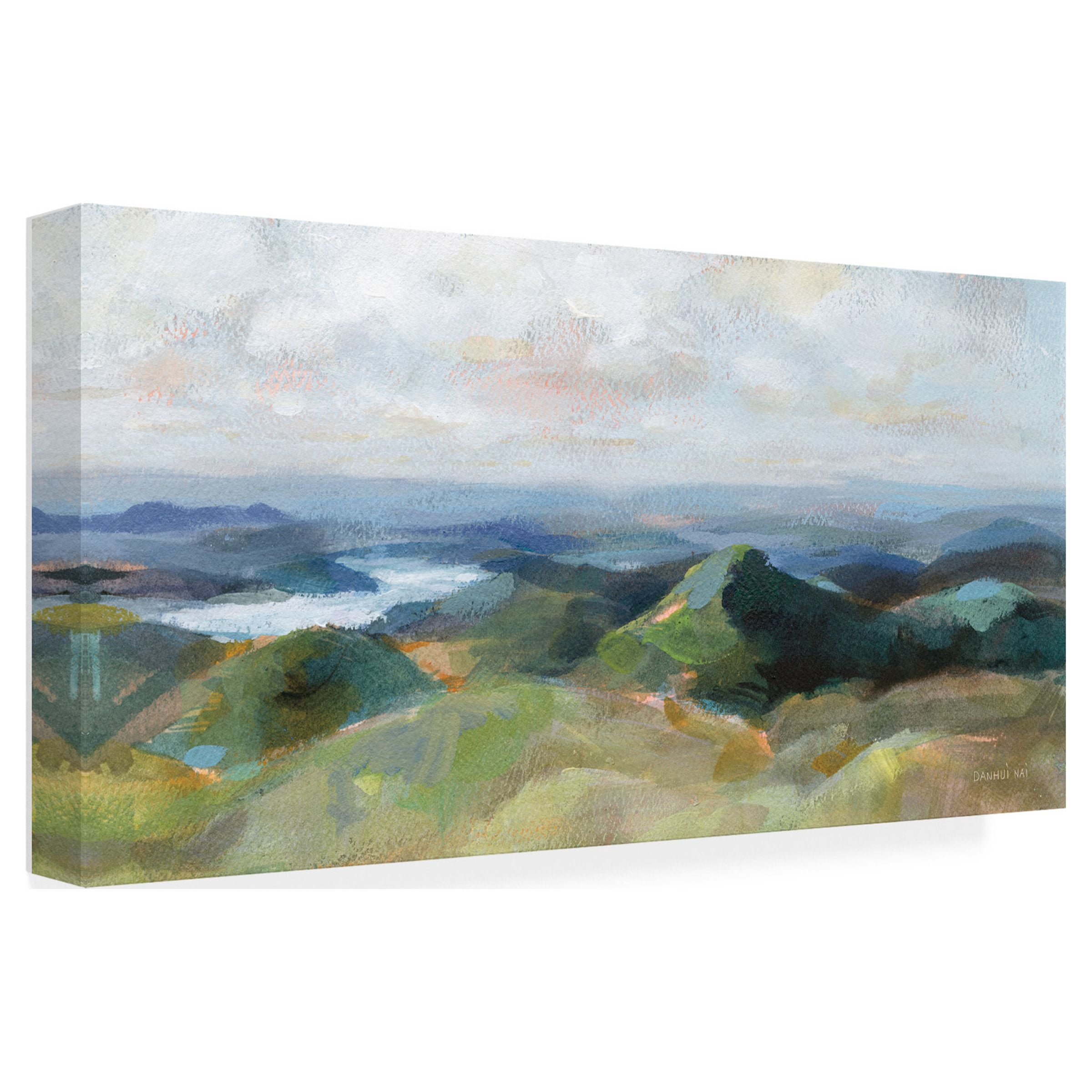 Danhui Nai 'Above the Lakes Crop II' Canvas Art