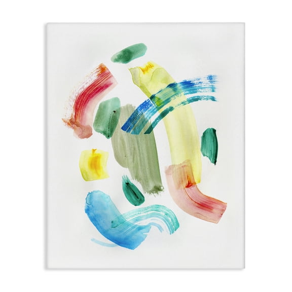 Stupell Industries Modern Curved Retro Abstraction Canvas Art, 16 x 20, by Gemma Bardot