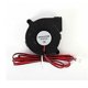thumbnail image 4 of 1 mini ventilador de refrigeración sin escobillas con cable de 11.8 in, ventilador turbo 5015 DC 12 V ventilador radial silencioso de repuesto interno para impresora 3D, negro, 4 of 5