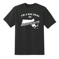 thumbnail image 1 of I'm A Big Deal in Massachusetts Funny Men's Adult Graphic Massachusetts Map Tee Mens Graphic T Shirts Black, 1 of 1