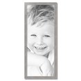 thumbnail image 2 of ArtToFrames 16" x 41" Classic Silver Picture Frame, 16x41 inch Silver Wood Poster Frame (WOM-4926), 2 of 7