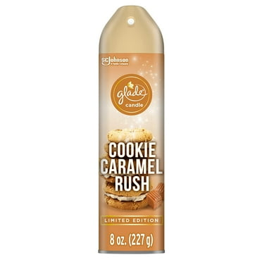 Glade Air Freshener, Room Spray, Cookie Caramel Rush, 8 Oz