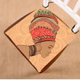 thumbnail image 1 of ABPHQTO Cojín de silla de mujer africana Cojín de asiento Cojín de silla Cojín de suelo con memoria transpirable Cojín interior y lazos Impresión a dos caras 50x50 cm ABPHQTO Chair-SL-80-20x20, 1 of 2