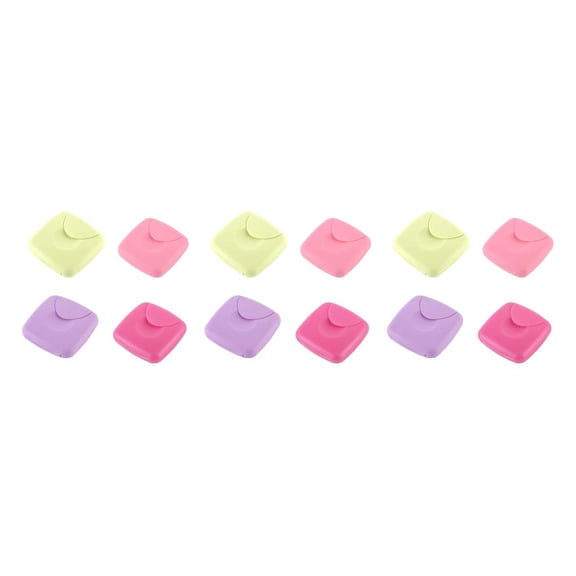 Matsuzay 4 Pieces Tampons Storage Box Small Tampon Case Holding Organizers Containers Woman Color Solid Plastic Holder Accessories Cases Type1 NO1 Matsuzay CBP436454