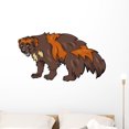 thumbnail image 1 of Wolverine Animal Cartoon Illustration Wall Mural by Wallmonkeys Peel and Stick Graphic (36 in W x 20 in H) WM127126, 1 of 4