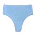 thumbnail image 3 of Hanky Panky Play Cotton Hi-Rise Thong (721924),XS/S,Partly Cloudy, 3 of 4