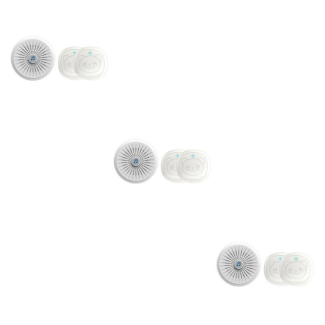tamizeot Blanc Largement Sonnette Sans Fil Polyvalente et Fiable Toute Porte Durable et Longue Durée Sonnettes 3Ensemble