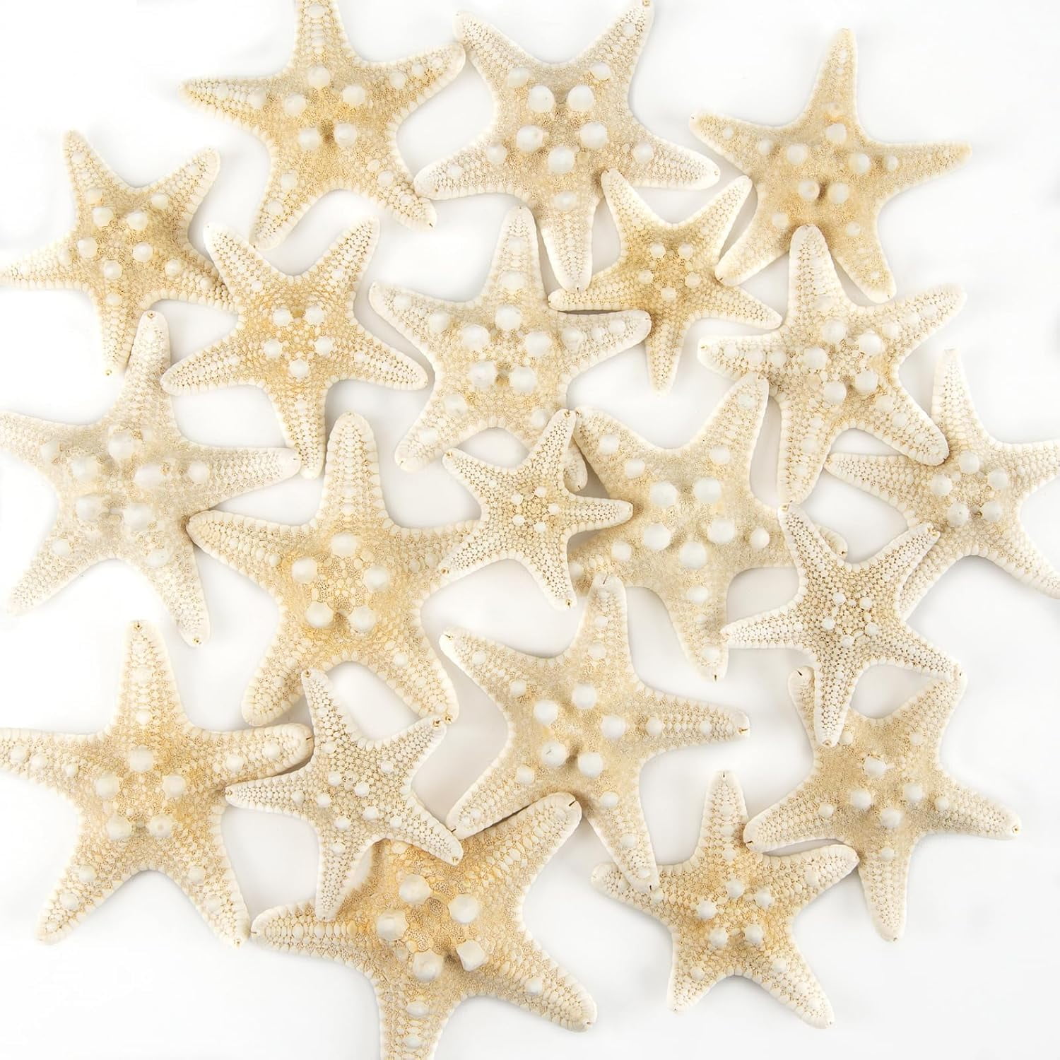 Sinkoo 30 Pcs Small Starfish for Crafts, 1-2inch Natural Star Fish Seashells Starfish Decor Making Beach Theme Party Wedding Decoration, Home Wall Decor, DIY Crafts Supply