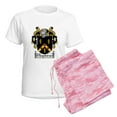 thumbnail image 6 of CafePress - Hopkins Coat Of Arms Women's Light Pajamas - Women's Short Sleeve Print T-Shirt and Pants Light Cotton Pajama Set, 6 of 7
