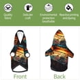 thumbnail image 6 of Fotbe Underwater Treasure Chest Print Small Dog Sweater Hoodies Pet Grey Hooded Soft Fleece Sweatshirts with Pocket Fall Winter Puppy Cat Sweaters Warm Clothes-Medium, 6 of 7