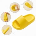 thumbnail image 5 of kpoplk Slides for Girls Boys Comfortable Slippers Slides Non-slip Shower Shoes House Fashion Thick for Indoor & Outdoor Gifts(Yellow,12), 5 of 9