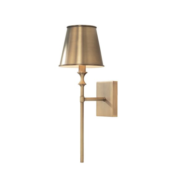Capital Lighting 649711AD-708 Whitney 19" Tall Wall Sconce - Brass