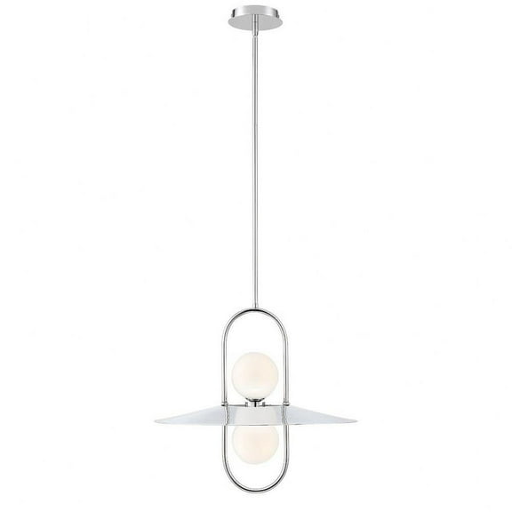 20 inch 20W 2 Led Chandelier-Chrome Finish Bailey Street Home 79-Bel-3366714