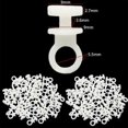 thumbnail image 4 of 50pcs Plastic Curtain Track Hooks Runner Fit Replacement Accessories For Camper Van Motorhome Caravan Boat, 4 of 5