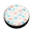 thumbnail image 3 of Balery Colorful Seashells1tire Cover Waterproof Dust-Proof, Universal Spare Wheel Tire Cover For Trailer, Rv, Suv Truck And Vehicle Camper Accessories-17 Inch, 3 of 9