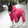 thumbnail image 2 of Dog Rain Coats with Removable Liner Pet Raincoat for Dogs with Hood Small Raincoat Small Dog Raincoat And Boots Dog Four Dog Raincoat Clear Visor Legged Raincoat Size Dog Pet Rainy Day Outing Clot, 2 of 5