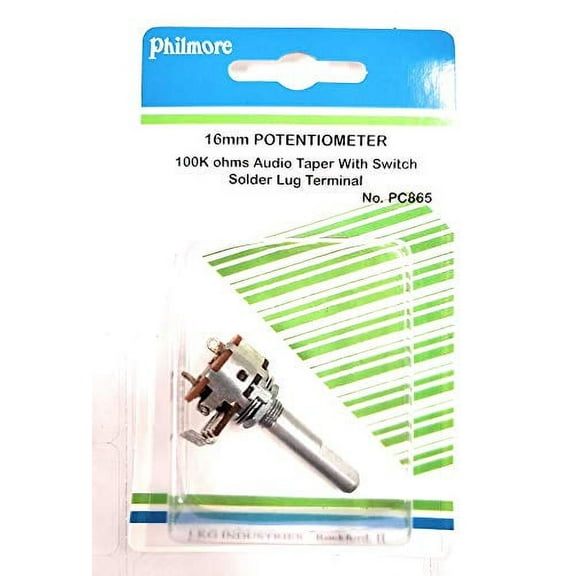 100K OHM Audio Miniature Potentiometer 16mm - PC865