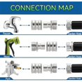 thumbnail image 4 of 5pcs Stainless Steel Garden Hose Quick Connect Fittings, 4 of 5