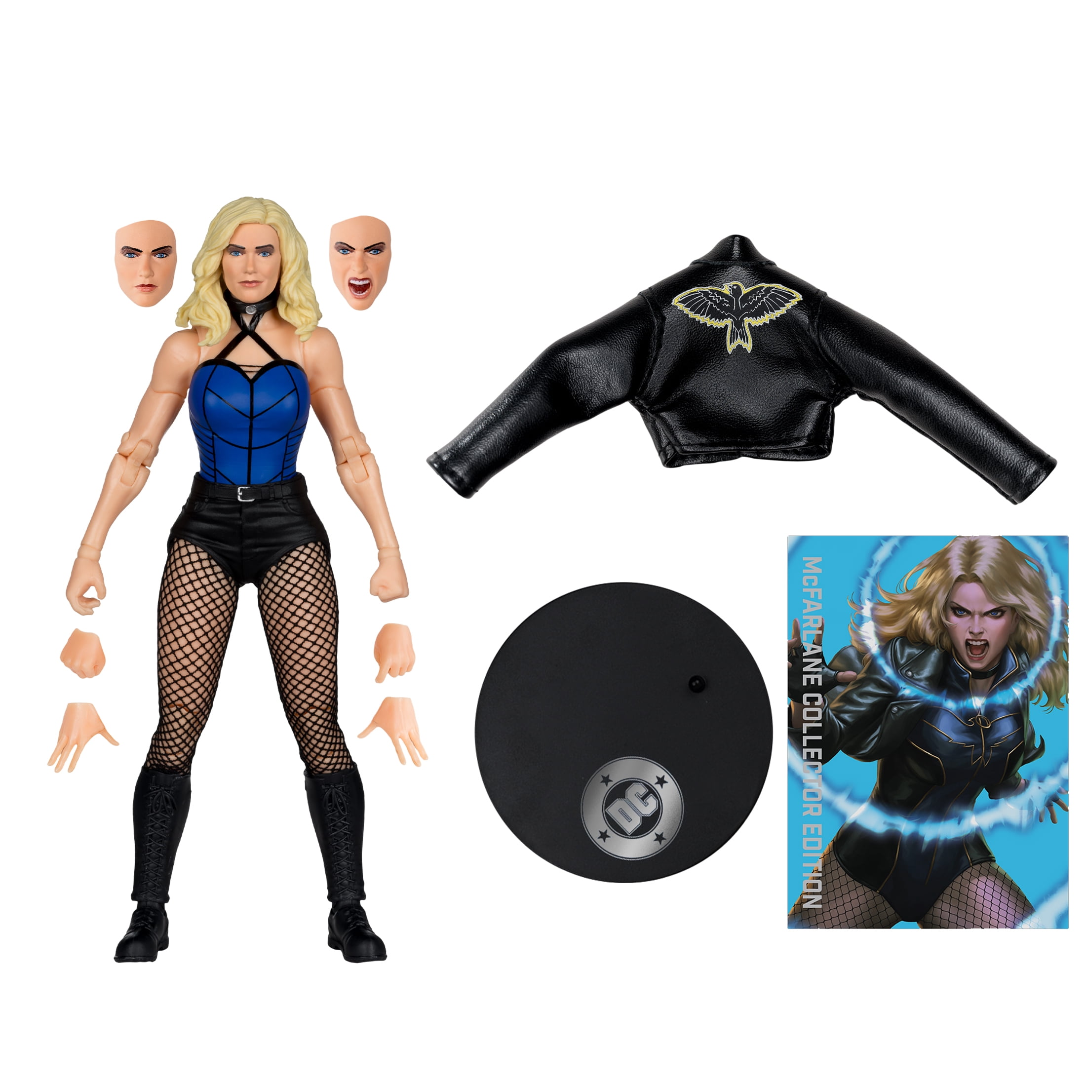 DCマルチバース ブラックキャナリー DC MCFARLANE COLLECTOR EDITION 7IN WV14 - #54 BLACK CANARY