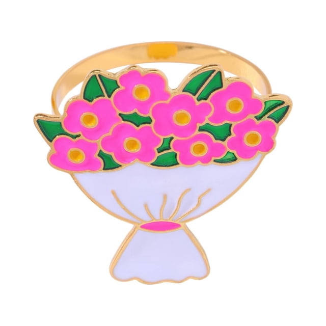 Napkin Ring Beautiful Decorative Napkin Ring Alloy Napkin Buckle Table Decoration