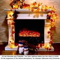 thumbnail image 2 of Guirnalda de hojas de arce otoñal, decoración de otoño, luces LED, guirnalda de hojas otoñales, decoración de Halloween y Navidad, decoración de Acción de Gracias, decoración de pared (30 l), 2 of 5