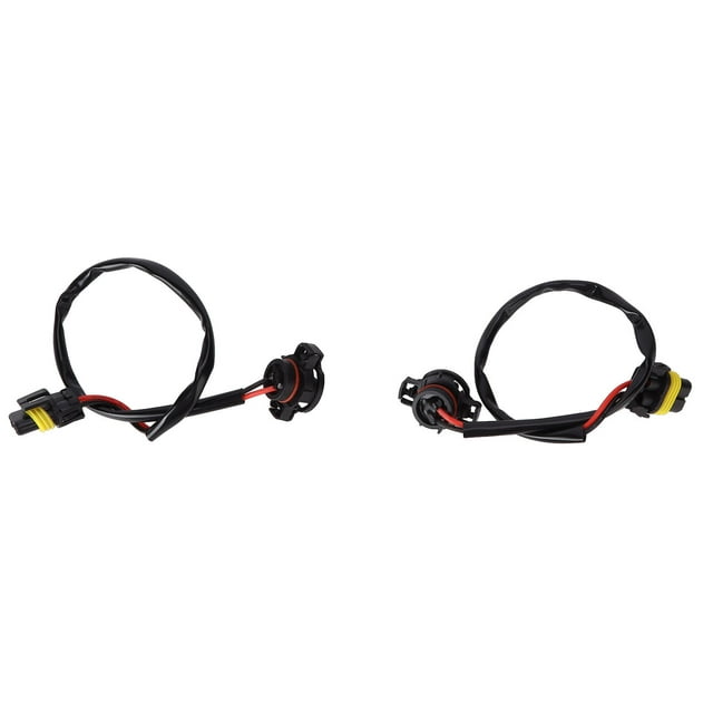2 conectores de arnés de cables macho 5202/H16 a hembra 9005, adaptador universal para faros antiniebla de 12 V.-24 V