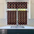thumbnail image 3 of Kitchen Curtains 36 Inch Short - 3 Panel Set Strawberry Print, Rod Pocket Window Curtains 100% Polyester, Cute Fruit Valance for Farmhouse, Cafe, Living Room, Bedroom, Easy Wash, 3 of 6
