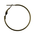 thumbnail image 2 of Abbracc 20pcs 30mm Round Hoop Loop Leverback Earring Making Findings Bronze, 2 of 8