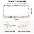 thumbnail image 3 of Coolnut Trendy Floral Leaves License Plate Frame 2 Pack 2 Holes Car Aluminum License Plate Holder Automotive Parts Decoration Universal with Screw Caps Cover, 3 of 7