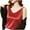 Red, variant on Fjofpr Tank Top for Women Loose Fit Fashion Women's Summer Sleeveless Solid V-Neck Camisoles Tank Comfy